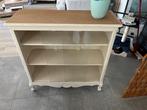 Vitrinekast toonbank antiek queen Ann Louis XV met glas, Ophalen, Minder dan 50 cm, Eikenhout, 100 tot 150 cm