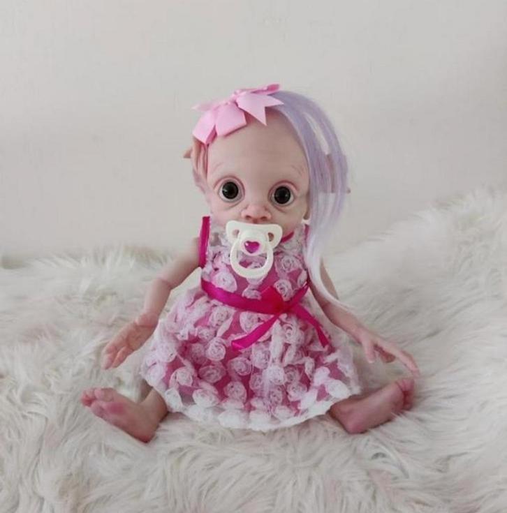 Reborn elf tinky met coa., Kinderen en Baby's, Speelgoed | Poppen, Nieuw, Ophalen of Verzenden