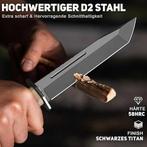 Survivalmes | jachtmes | D2 staal | GRATIS LEVERING, Neuf, -, -, NEDFOSS