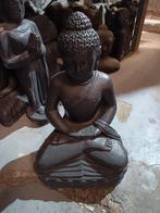 bouddha en pierre reconstituée 30 cm, Tuin en Terras, Tuinbeelden, Ophalen of Verzenden, Nieuw, Steen, Boeddhabeeld