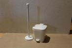 WC rolhouder en afvalbakje, Huis en Inrichting, Ophalen of Verzenden, Zo goed als nieuw, Wit, Overige typen