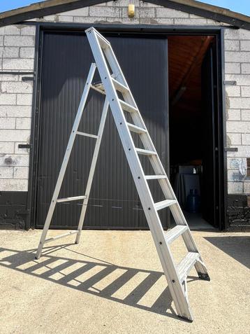 DAS 1x8 alu trapladder 2,00m (professioneel) beschikbaar voor biedingen