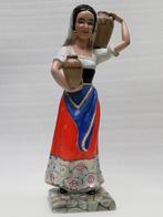 Belle statue - faïence - Dame espagnole - Tre AAA Torino, It, Antiquités & Art, Curiosités & Brocante, Enlèvement ou Envoi