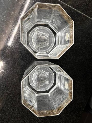 Versace Medusa D’or by Rosenthal,Germany 2 whisky glazen beschikbaar voor biedingen