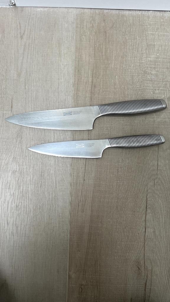 Ikea keukenmessen set – 16 cm & 14 cm, Huis en Inrichting, Keuken | Bestek, Zo goed als nieuw, Los bestek, Inox of Chroom, Ophalen