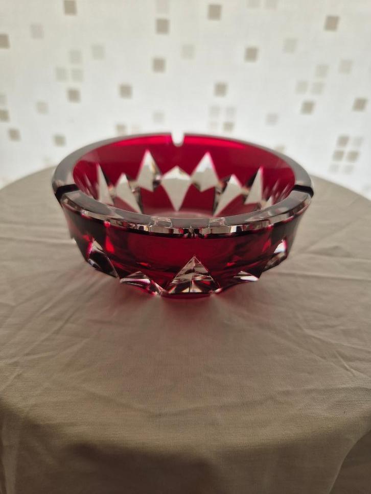 kristallen asbak VSL, Antiek en Kunst, Antiek | Glaswerk en Kristal, Ophalen of Verzenden