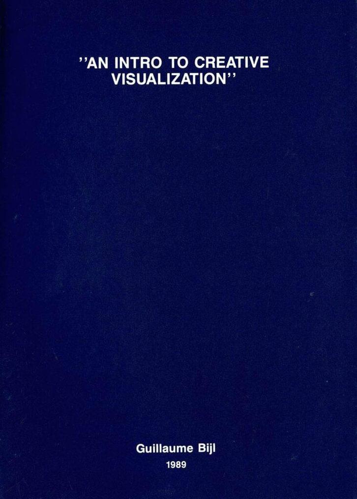 Guillaume Bijl – “an intro to creative visualization”  1989, Boeken, Kunst en Cultuur | Beeldend, Gelezen, Ophalen of Verzenden