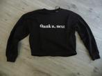 Korte zwarte sweater Ariana Grande, Meisje, Trui of Vest, Ophalen of Verzenden, Zo goed als nieuw