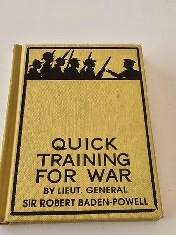 Quick training for war beschikbaar voor biedingen