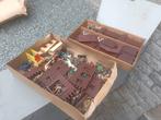 Vintage / retro speelset cowboy fort + figuranten, Ophalen