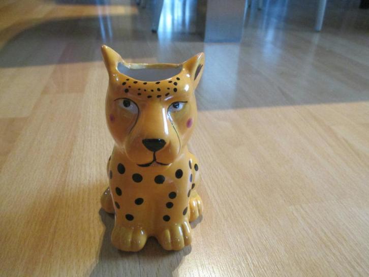 keramieken luipaard als pennenbakje, Huis en Inrichting, Woonaccessoires | Overige, Nieuw, Ophalen of Verzenden
