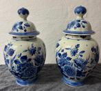 Set van 2 Delfts Blauwe vazen, Antiek en Kunst, Ophalen of Verzenden
