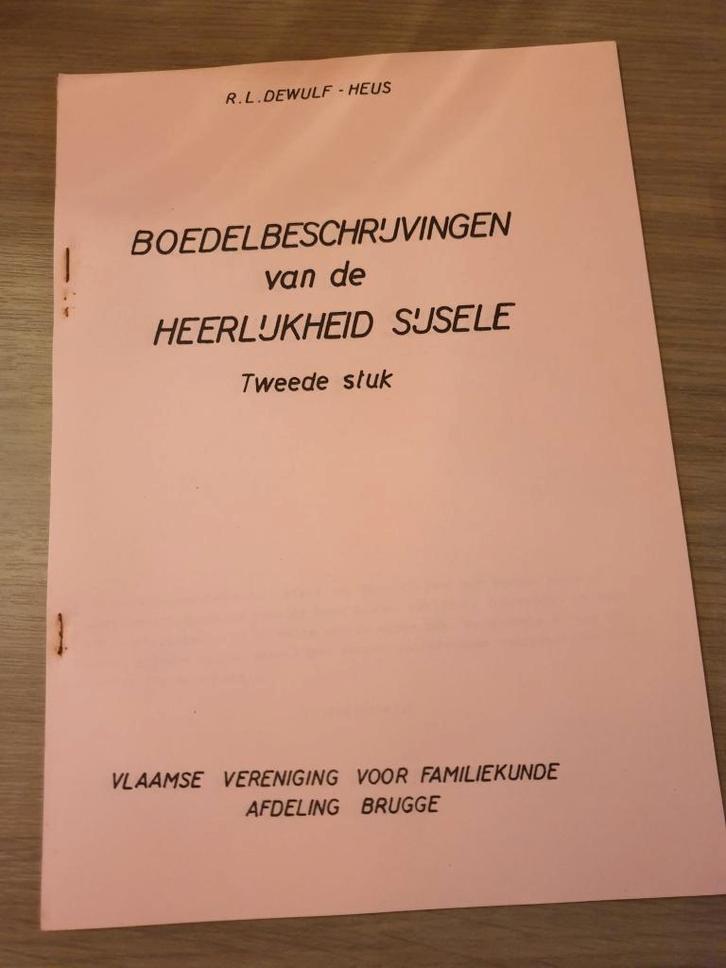 SIJSELE DAMME Boedelbeschrijvingen van de heerlijkheid..., Livres, Histoire & Politique, Utilisé, Enlèvement ou Envoi