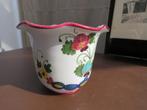Pot de fleurs Italie vintage fleurs en céramique, Enlèvement ou Envoi