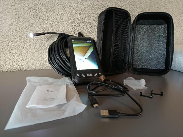 INDUSTRIËLE DUBBELE OBJECTIEFENDOSCOOP IPS 5 INCH IP67, Auto diversen, Autogereedschap, Nieuw, Ophalen of Verzenden