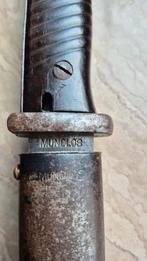 Gebruikte duitse K98 bayonet Mundlos 1940 nummergelijk, Ophalen of Verzenden