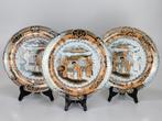 3 Antieke Petrus Regoue Maastricht "SANA" Schotels, Ophalen of Verzenden