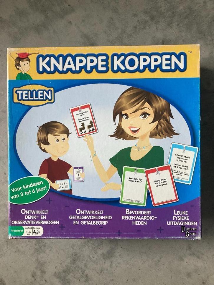 Knappe koppen, Hobby en Vrije tijd, Gezelschapsspellen | Bordspellen, Zo goed als nieuw, Ophalen