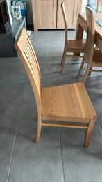 8 chaises en chêne massif 150 euros ou 25 €/chaise, Chêne clair légèrement blanchi, Utilisé