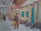 SCHILDERIJ M.VAN DEN BEMPT  "Winter", Antiek en Kunst, Ophalen of Verzenden