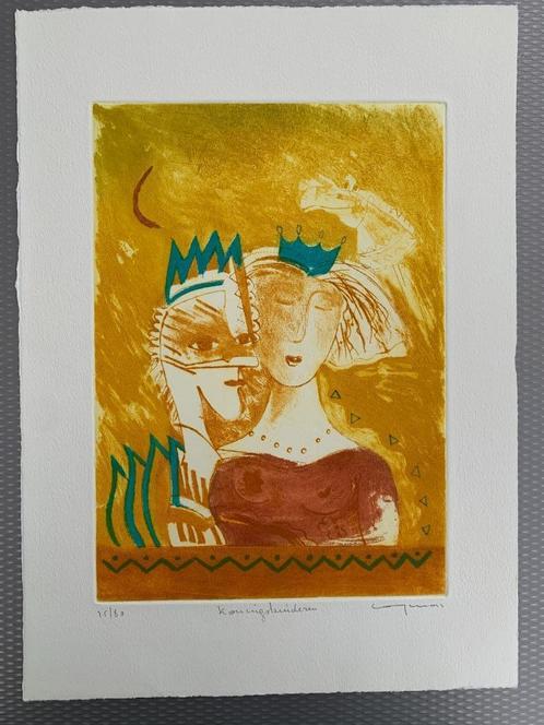 Katrien Caymax - 3 kleurenetsen, Antiek en Kunst, Kunst | Etsen en Gravures, Ophalen of Verzenden