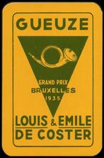 Speelkaart  Gueuze 1965 L&E De Coster, Comme neuf, Carte(s) à jouer, Envoi