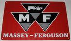 MASSEY FERGUSON TRACTOR : Metalen Bord Logo Massey Ferguson, Verzamelen, Merken en Reclamevoorwerpen, Verzenden, Nieuw, Reclamebord