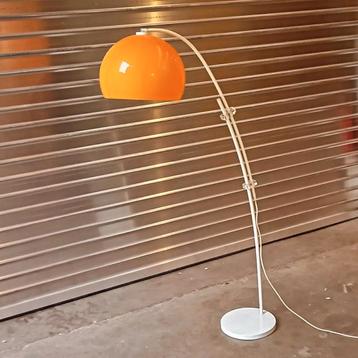 Vintage Sölken Leuchten Space Age Arc-vloerlamp uit de jaren