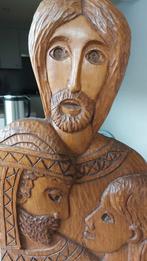 Sculptuur in hout. 54 hoog H - familie, Ophalen