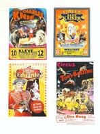 4 Circus Posters from 1950s - 1970s, Reclame, Gebruikt, Ophalen