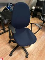 Chaise de bureau bleue professionnelle et ergonomique, Blauw, Ergonomisch, Gebruikt, Bureaustoel