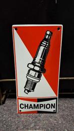 Emaille bord/bordje Champion Bougies., Ophalen of Verzenden, Nieuw, Reclamebord