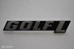 Aluminium "Golf L" embleem Swallowtail 1974 1975 1976, Gebruikt, Volkswagen, Ophalen of Verzenden, Volkswagen