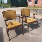 2 vintage armstoelen, Antiek en Kunst, Antiek | Meubels | Stoelen en Sofa's, Ophalen