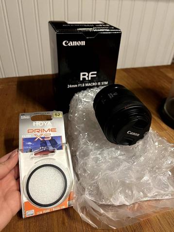 Objectif Canon RF 24 mm f/1.8 + protection de l'objectif, Enlèvement ou Envoi, Neuf, Objectif macro