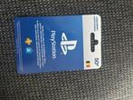 Playstation 50 euro kaart, Games en Spelcomputers, Spelcomputers | Sony PlayStation 5, Verzenden, Nieuw, Playstation 5
