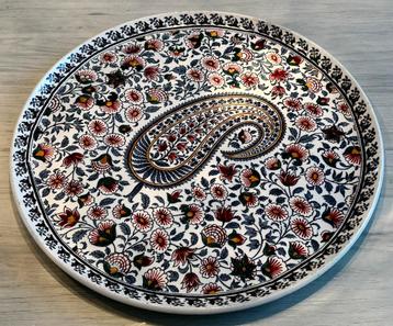 Plat en faïence de Gien «Cachemire» beschikbaar voor biedingen