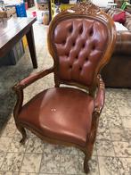 Antieke Chesterfield fauteuil in perfecte staat, Antiek en Kunst, Antiek | Meubels | Stoelen en Sofa's, Ophalen