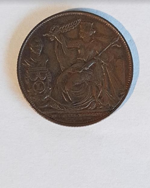 België 5 centimes 1856 25e verjaardag Inhuldiging v/d koning, Postzegels en Munten, Munten | België, Losse munt, Brons, Verzenden