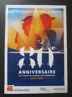 affiche 80ste verjaardag van D-Day, Collections, Enlèvement ou Envoi, Autres, Photo ou Poster