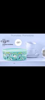 Clickplus rond birds tupperware, Huis en Inrichting, Keuken | Tupperware, Ophalen of Verzenden, Nieuw