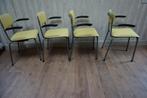 Set van 4 vintage stoelen/ armstoelen Friso Kramer, Ophalen of Verzenden, Grijs