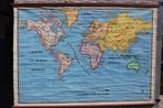Antieke schoolkaart wereldkaart, Enlèvement