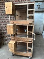 3 kweekkooien verrijdbaar, Ophalen, Gebruikt