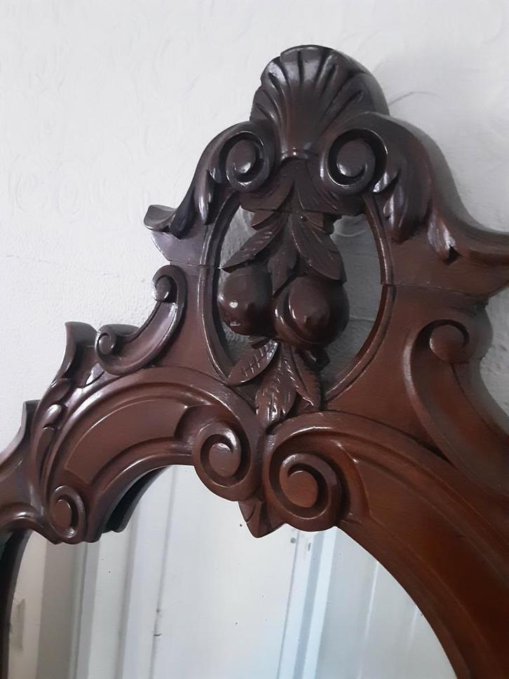 Spiegel houtsnijwerk  ! Inkom woning JAREN  60, Huis en Inrichting, Woonaccessoires | Spiegels, Ophalen