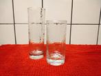 LOT DE 2 VERRES MARTELES "LONG DRINK", Enlèvement, Comme neuf, Verre