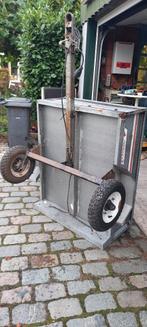 Kleine aanhangwagen met kipmogelijkheid 150euro, Ophalen, Saulon La Chapelle -FRANCE, Gebruikt, Info@erdé.fr