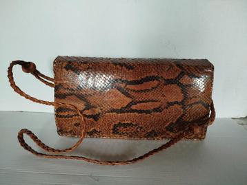 Sac à main vintage, serpent, Enlèvement ou Envoi, Comme neuf, Sac à main