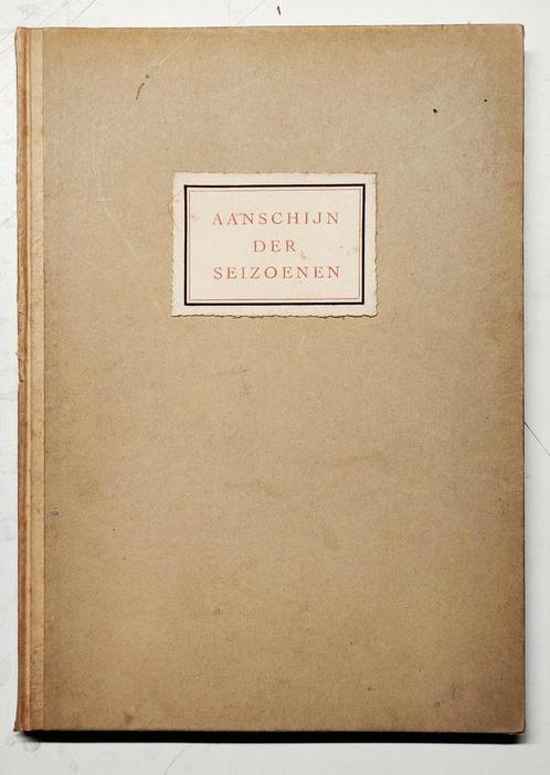 Aanschijn der seizoenen. 1941. Nr. 75 van 100., Antiek en Kunst, Antiek | Boeken en Manuscripten, Ophalen of Verzenden