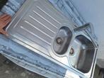 Inox spoelbak franke, Huis en Inrichting, Keuken | Keukenelementen, Gebruikt, 100 tot 150 cm, Minder dan 25 cm, 50 tot 100 cm